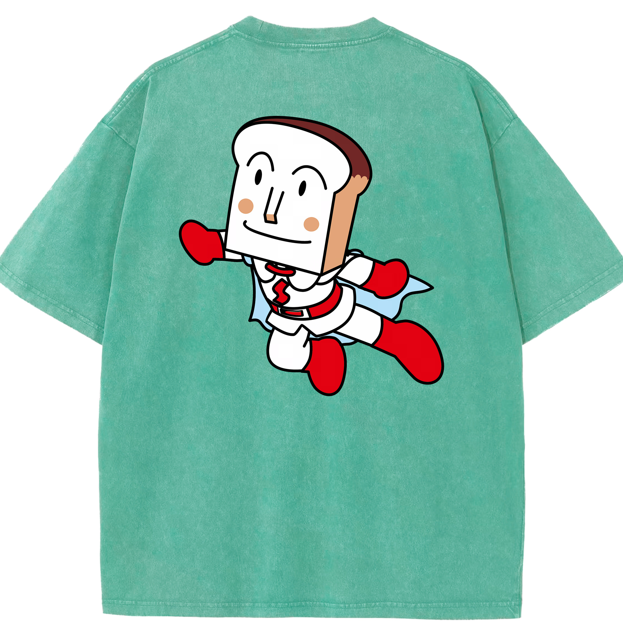 （画像用） アンパンマン Anpanman 綿100% ヴィンテージ風 半袖Tシャツ（背面プリント）